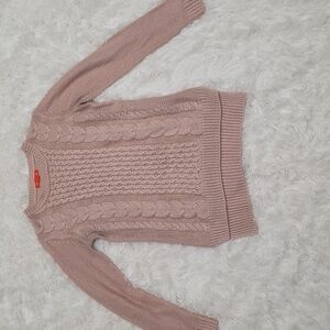 Joe Fresh Women's Cable Knit Sweater - Mauve. Size XS